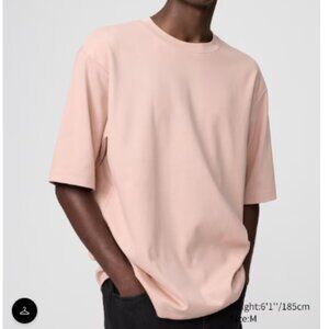 AIRism Cotton Oversized T-Shirt | Half-Sleeve